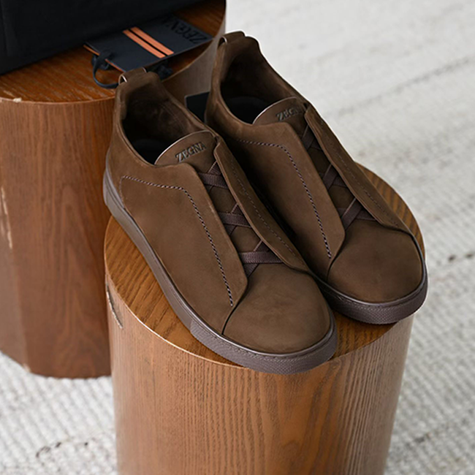 zegna triple stitch™ secondskin sneakers shoes